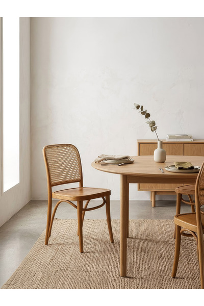 Gazzini Furniture Lema İskandinav Ahşap Sandalye