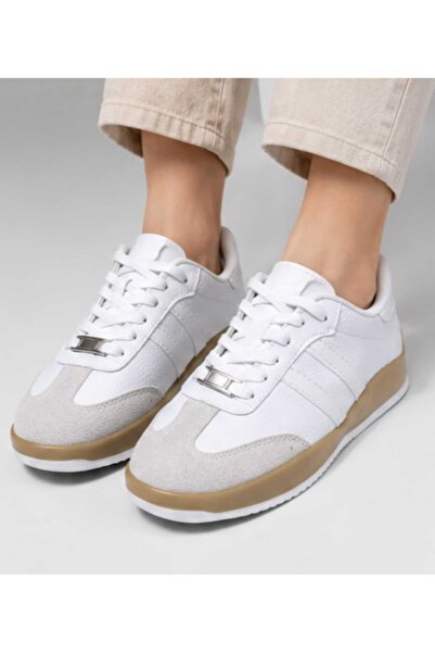 GAK RUN Two-Tone White Casual Sports Shoes Comfortable Rubber Sole
