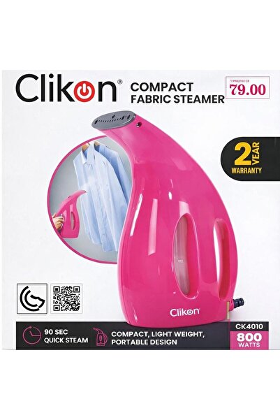 CLIKON Compact Fabric Steamer 800W Portable Garment Steamer
