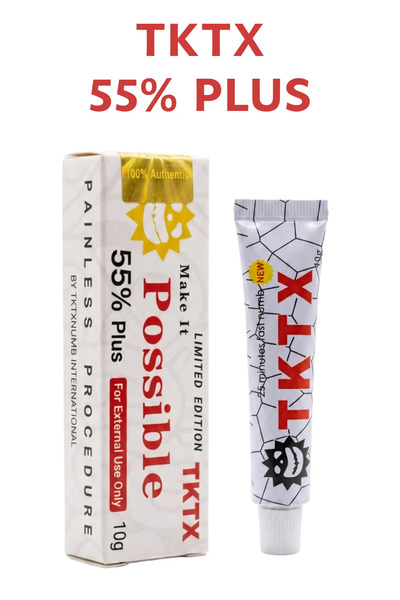 Tattoo TKTX Beyaz %55 Dövme ve Kalıcı Makyaj Öncesi Cilt Kremi 10g