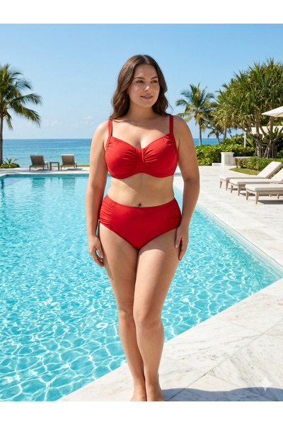 Genel Markalar Kırmızı Bikini Takımı