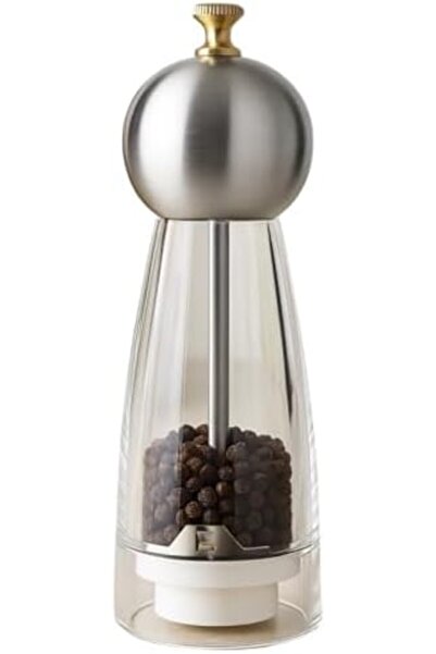 Yıldızan Ohbe Express Store Spice Grinder – 22.5 cm Transparent Body with Sta...