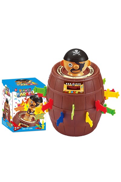 ToyMarkt Πειρατικό Βαρέλι με Σπαθιά-Κουμπαράς 19x14x14εκ. 913108