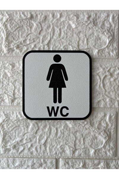 sywoods Wc Door Sign Female Toilet Direction Guide