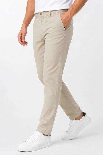 CLASSİCS MEN Ανδρικό λινό παντελόνι chino Remy Boys Comfort 7746