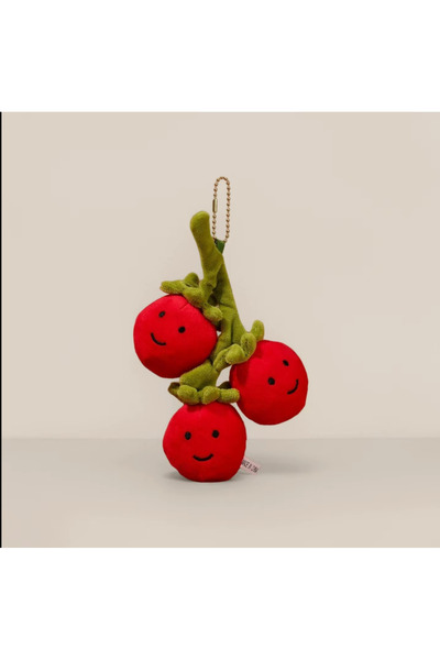 BABUN Cute Plush Vegetable Keychain and Bag Ornament Set Fun Cute Vegetable F...