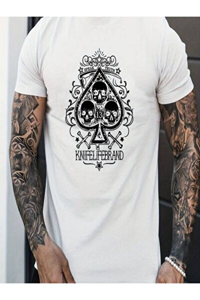 classy moda Πλενόμενο μπλουζάκι Unisex με μινιμαλιστικό γραφικό τύπωμα, φαρδι...