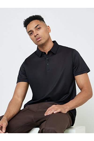 Styli Men Solid Regular Fit Polo