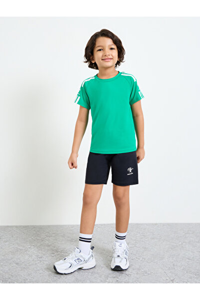 Styli Boys Printed Short Sleeves T-Shirt and Shorts Set