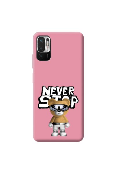 Other Xiaomi Redmi Note 10 Pro 5G Never stop Pink Colored Silicone TPU Θήκη