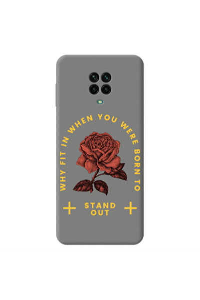 Other Xiaomi Redmi Note 9 Pro Stand out Grey Colored Silicone TPU Θήκη