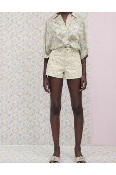 Evendi Pantaloni scurti, Floral print