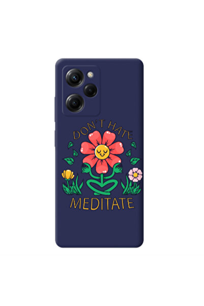 Other Xiaomi Poco X5 Pro Meditate Dark blue Colored Silicone TPU Θήκη