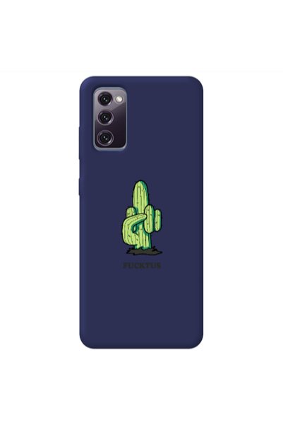 Other Samsung S20 FE Green Cactus Dark blue Colored Silicone TPU Θήκη
