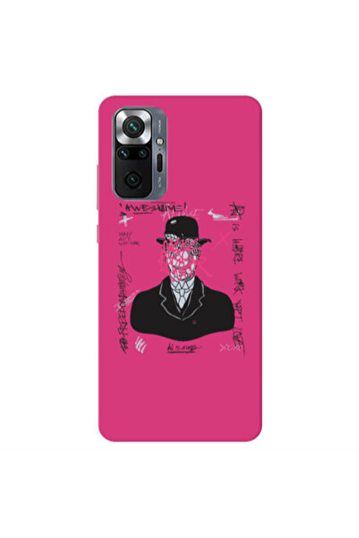 Other Xiaomi Redmi Note 10 Pro 4G Awes Fuchsia Colored Silicone TPU Θήκη