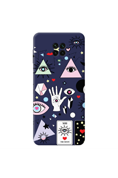 Other Xiaomi Redmi Note 9 Pro Pyramid eyes Dark blue Colored Silicone TPU Θήκη