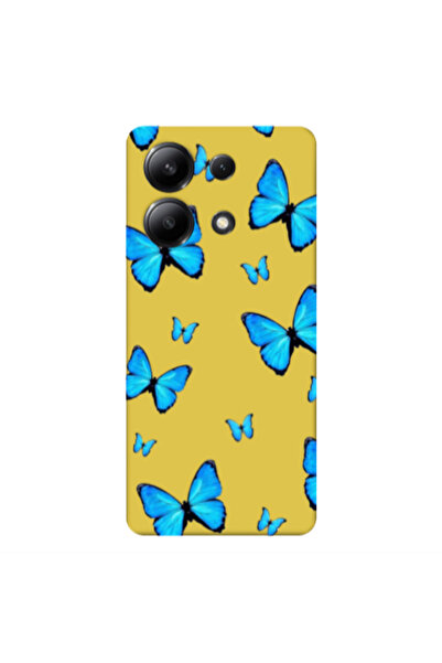 Other Xiaomi Redmi Note 13 4G Mix Butterfly Yellow Colored Silicone TPU Θήκη