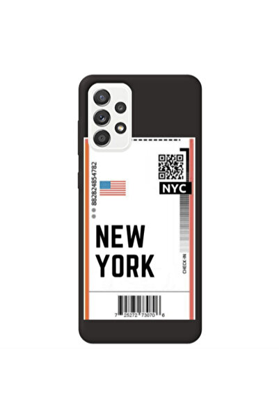 Other Samsung A72 New York NYC Black Colored Silicone TPU Θήκη