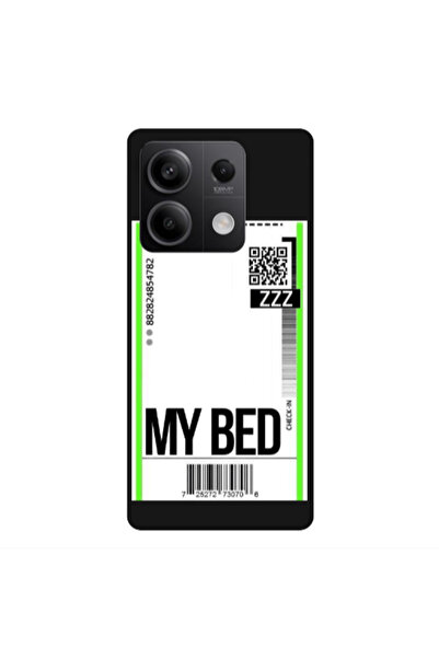 Other Xiaomi Redmi Note 13 5G My Bed ZZZ Black Colored Silicone TPU Θήκη