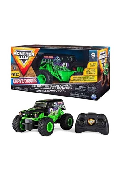 Monster Jam Τηλεκατευθυνόμενο 1:24 Grave Digger RC (6044955)
