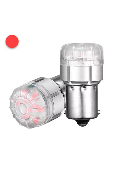 NOVSIGHT Ψείρες LED 1156 Canbus 9-18V Κόκκινου Φωτισμού A500-SL2-1156R 2τμχ