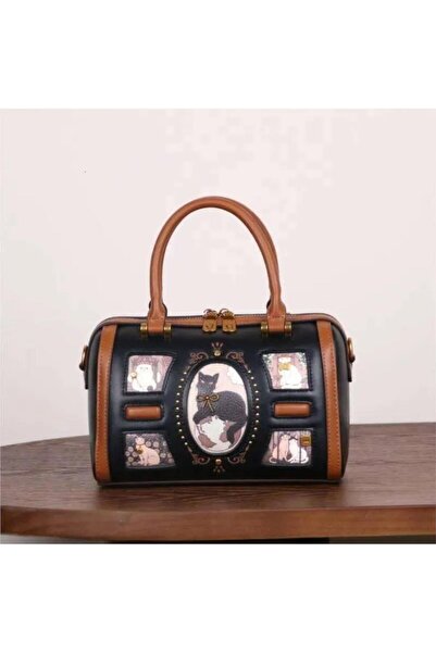 Guja C2520 İthal Premium Kedicik Baskılı Speedy Çanta