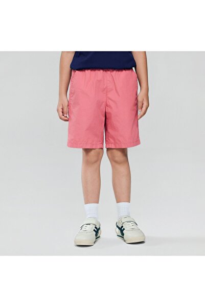 Giordano Junior's Mid-Rise Regular Fit Elastic Waist Shorts