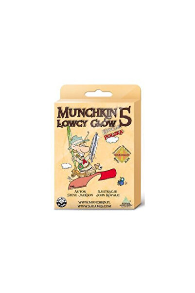 BLACK MONK Expansiune joc/Extensie Munchkin 5 Vanatorii de capete, cu 110 noi...