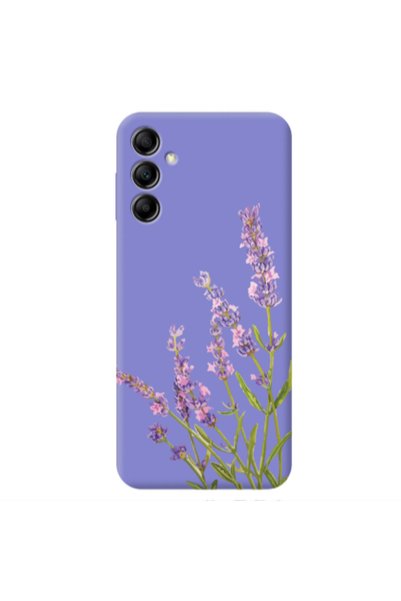 Other Samsung A24 Flowers 8 Purple Colored Silicone TPU Θήκη