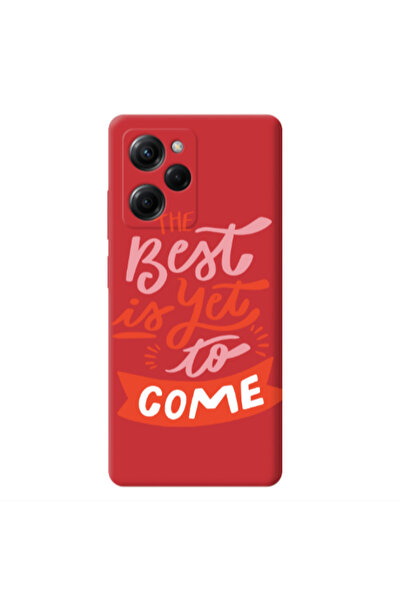 Other Xiaomi Poco X5 Pro The Best Red Colored Silicone TPU Θήκη