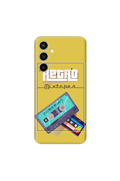 Other Samsung S24 Plus Mixtapes Yellow Colored Silicone TPU Θήκη