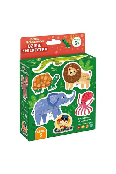 OEM Puzzle progresive Bright Junior Media, set 8 bucati, 29 elemente, 14,5x20...