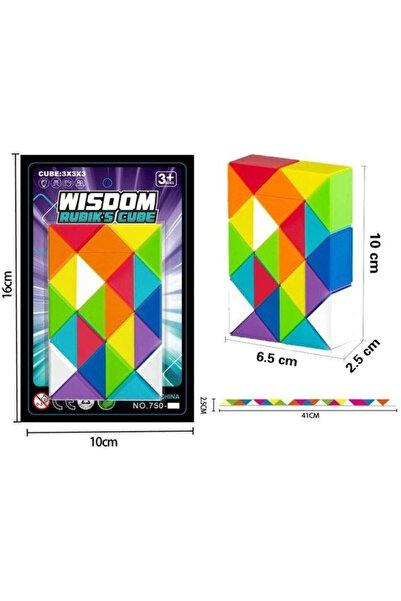OEM Puzzle geometric Merkpol Wisdom 24 elemente 3D, jucarie antistres pentru ...