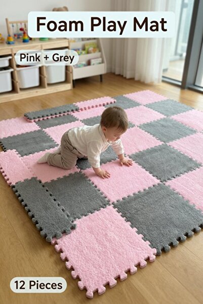 Generic 12 Eva Foam Interlocking Floor Mat Tiles Anti Slip Washable Thick Cus...