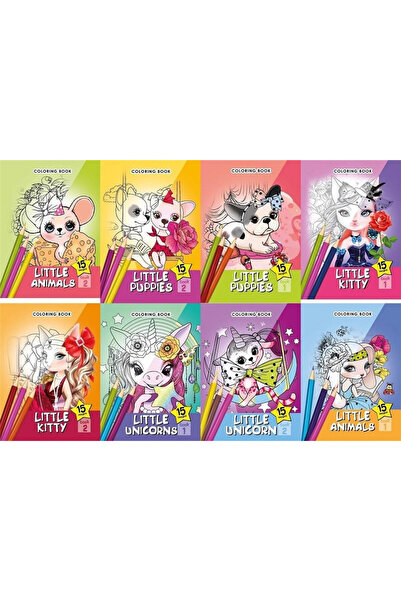 OEM Carte de colorat A5 Animale 15 imagini mix de modele Fresh