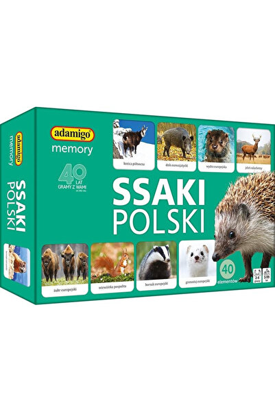 OEM Adamigo Joc de Memorie "Mamifere Poloneze - Natura Pădurii"