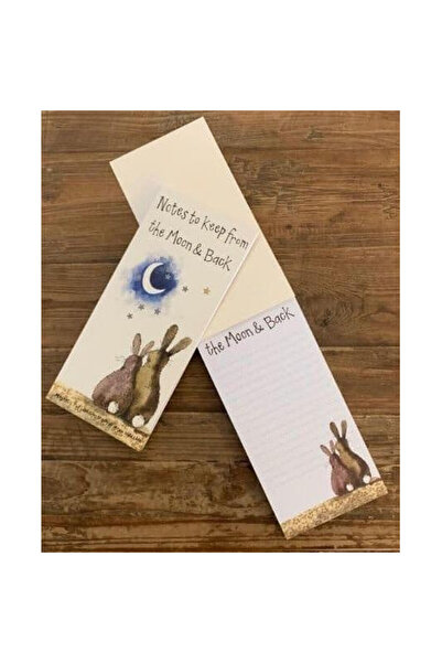 OEM Lista de cumpărături cu magnet Alex Clark „Moon” – 100 de pagini, 230x105 mm
