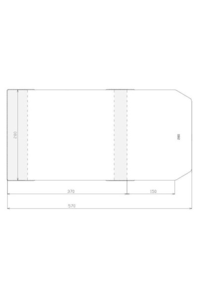 OEM Sztapel Coperta reglabilă din folie 280×520 mm – 50 buc.