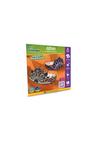 OEM Set DIY Cricco: Coroane de ras Prințese – 2 coroane cu stilou de ras