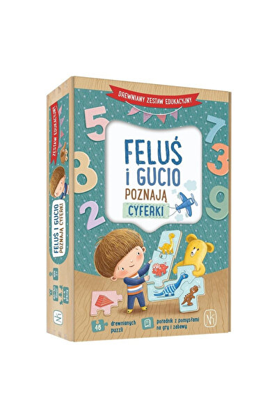 OEM Felus și Gucio învață cifrele, set educativ din lemn, Librăria noastră.