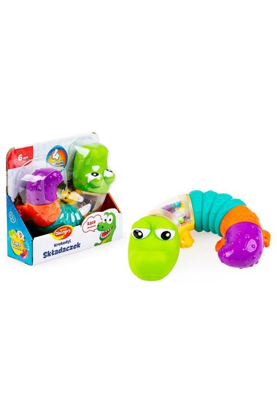 OEM Jucărie educativă Crocodil pliabil cu sunete – Dumel 6 luni+