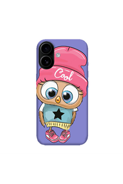Other Apple Iphone 16 plus Cool Star Purple Colored Silicone TPU Θήκη