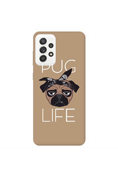 Other Samsung A52 Pug Life Brown Colored Silicone TPU Θήκη