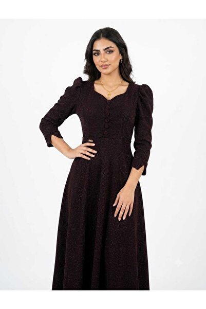 SHAMS Women's Long Evening Dress –