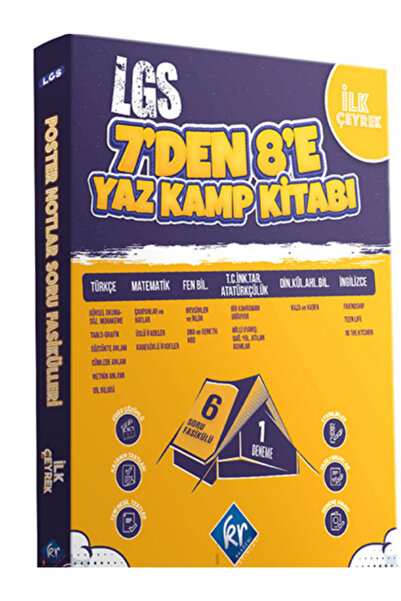 AV YAYINLARI kr akademi lgs 7 den 8 e yaz kamp kitabı