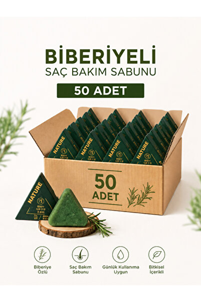 Vitalizma Biberiyeli Saç Bakım Sabunu 50 Adet | Saç Dökülmesine Karşı Destekl...