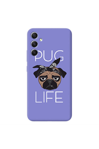 Other Samsung A25 Pug Life Purple Colored Silicone TPU Θήκη