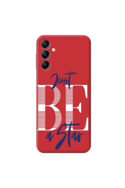 Other Samsung A14 5G Just Be a Star Red Colored Silicone TPU Θήκη
