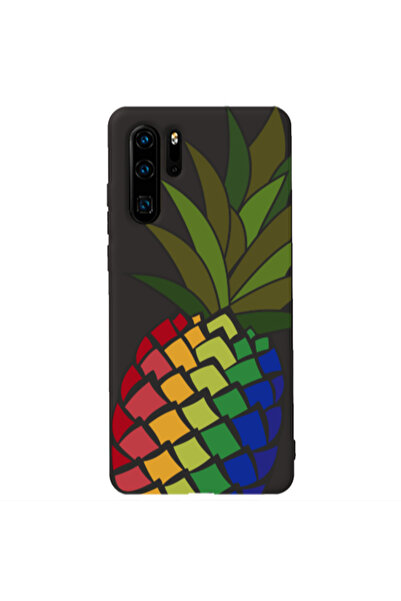 Other Huawei P30 Pro Pineapple 2 Black Colored Silicone TPU Θήκη