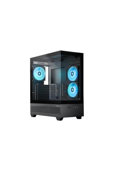 Chieftech Chieftec GT-01B-OP ARGB Θήκη Υπολογιστή Μεσαίου Πύργου, Σκληρυμένο ...